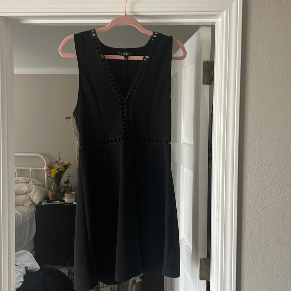 Black cocktail dress